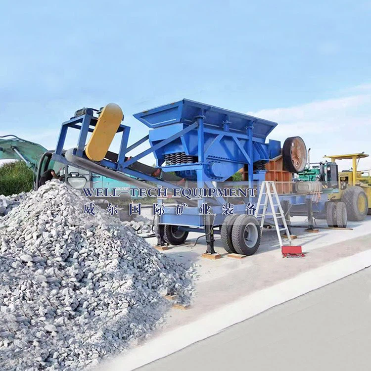 mobile cruher plant