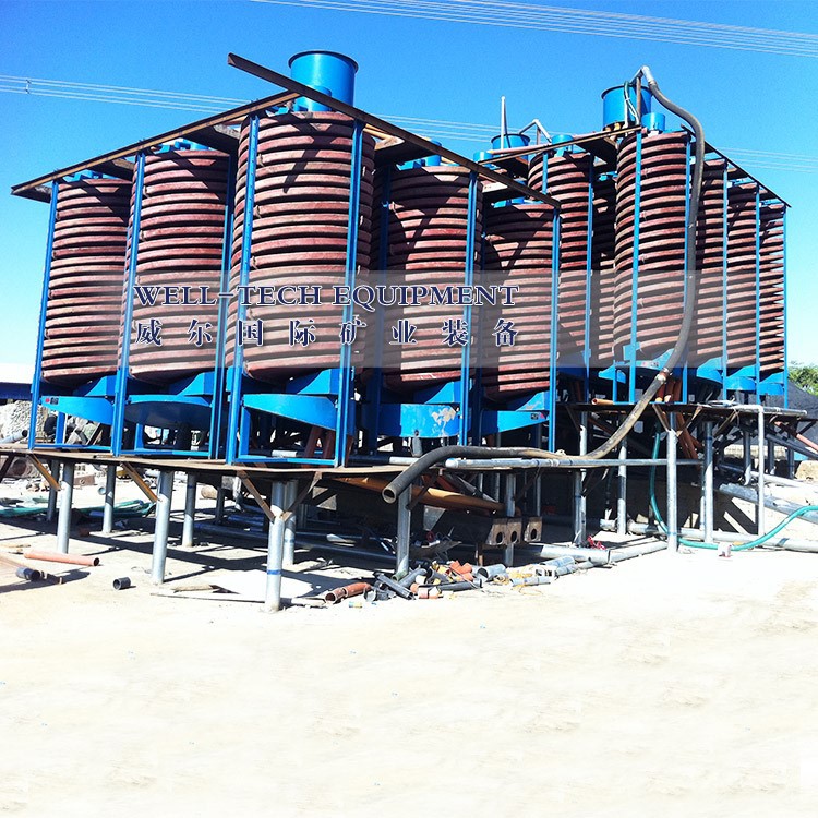 chrome spiral concentrator 2 chrome spiral concentrator 2